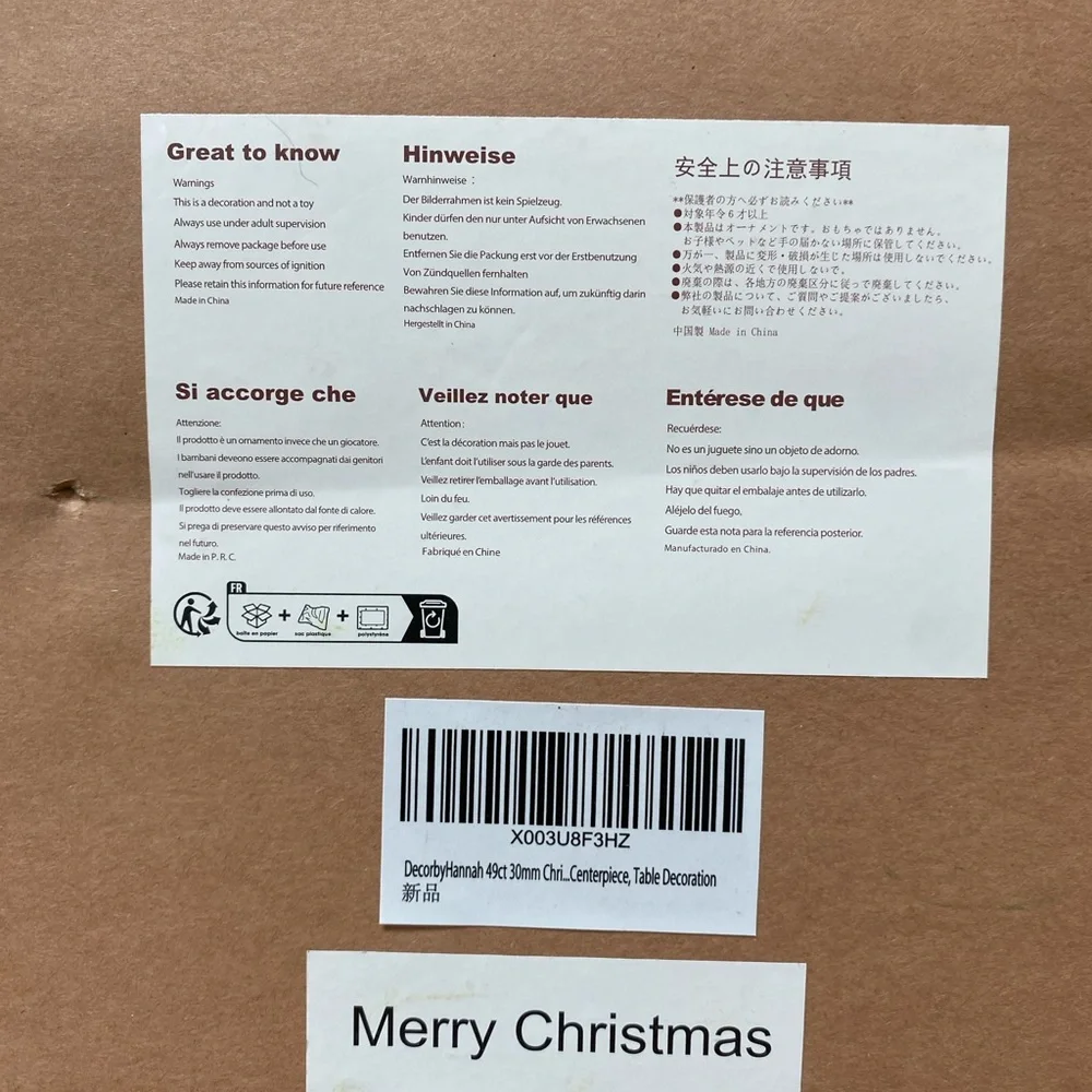 NEW Christmas Ornaments 49 Ornaments Gold Color Scheme Christmas Baubles - Picture 12 of 13